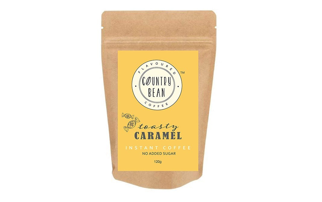 Country Bean Toasty Caramel Instant Coffee    Pack  120 grams